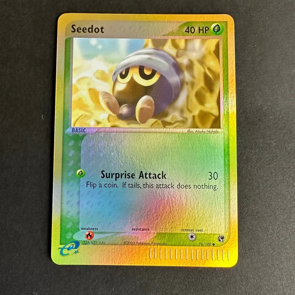 Pokemon TCG Seedot 76/100 EX Sandstorm Common Reverse Holo NM